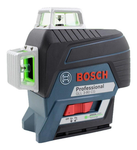 Imagem 1 de 7 de Nivel Laser Gll3-80cg Verde + Receptor Lr7 Bosch 0601063t01