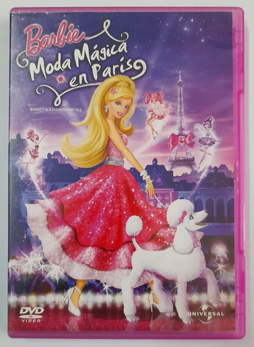 Dvd Barbie Moda Mágica En Paris