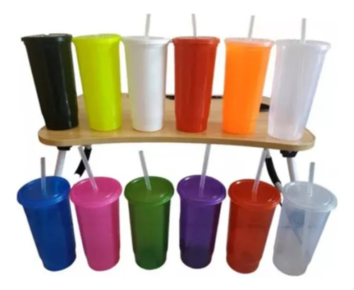 Vaso Bachelor Con Tapa Y Popote 32 Oz 10 Pz