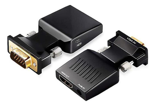 Conversor Adaptador Vga X Hdmi Com Audio