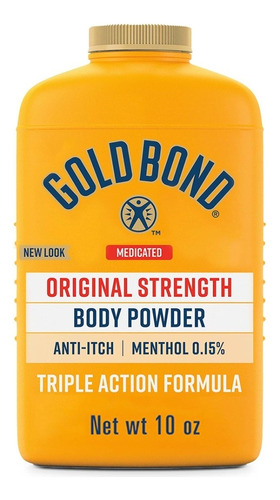 Gold Bond Medicado Cuerpo Del Polvo De La Resistencia