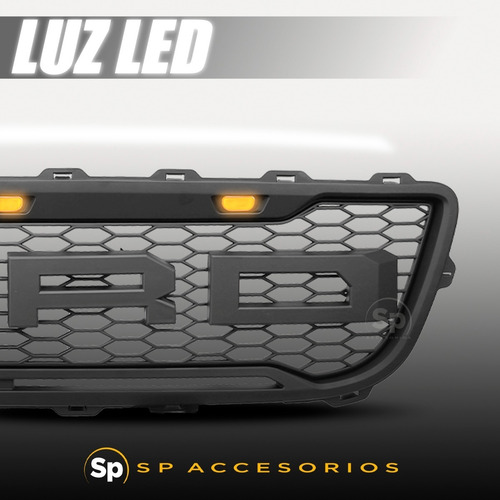 Imagen 3 de 7 de Parrilla Con Led Ambar Ford F150 1999 2000 2001 2002 2003
