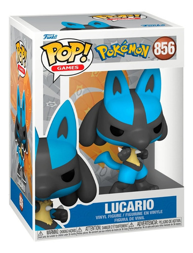 Figura De Acción Pokémon Lucario De Funko