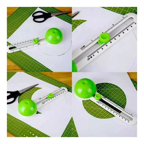Imagen 3 de 9 de Cortador De Circulos Para Papel Y Carton Delgado Cuchillo