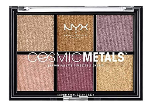 Nyx Cosmic De Maquillaje Profesional Paleta De Sombra De Met