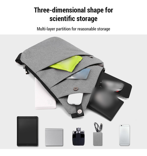 Bolso De Pecho Para Hombres/mujeres Ligero Y Multifuncional
