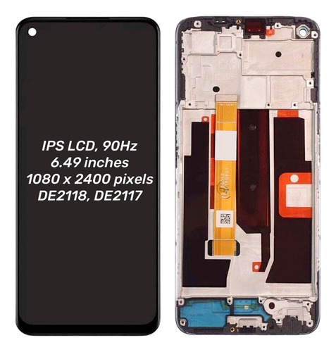 Pantalla Lcd Con Marco Para Oneplus Nord N200 5g Dde2118