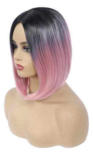 Peluca Z0wind Flying Fashion, Pelo Corto, Con Partes Medias,