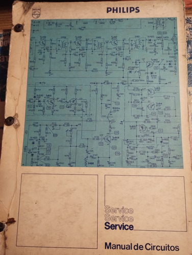 Manual De Circuitos. Philips. Service. Edició Junio 1974