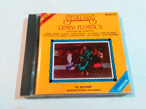 Manolo Núñez Y Sus Gitanos - Sevillanas / Cd Rumba Flamenca