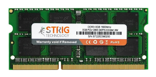 Memoria Ram Ddr3l 8gb 1600 Laptop Low Density 1.35v Sodimm