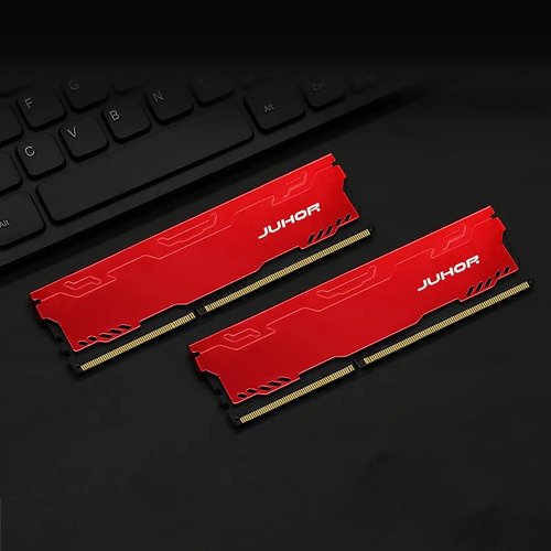 Kit Com 2x Memória Ram Para Desktop Juhor 4gb Ddr3 1600mhz