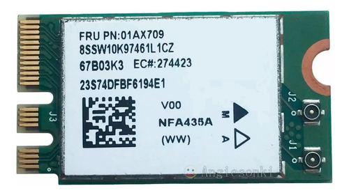 Placa Wifi Qcnfa435 Dual Band 802.11ac 2.4 E 5 Ghz Nfe
