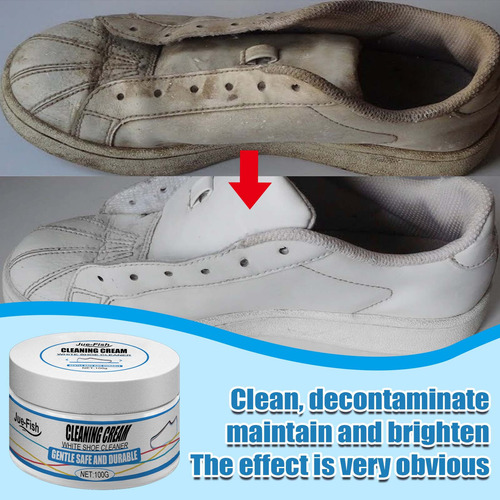 Crema Limpiadora De Zapatos Multifuncional I, Small White Sh