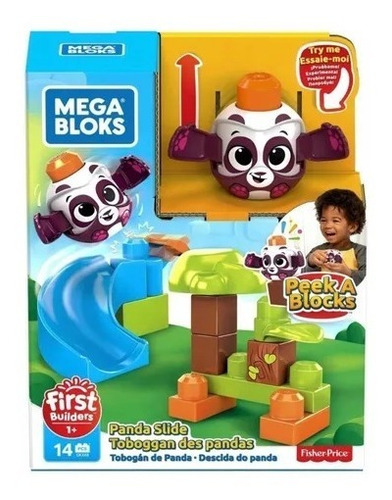 Tobogan De Panda 14 Pz First Builders Mega Bloks Panda Slide