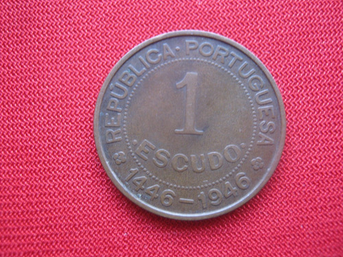 Guinea Bissau 1 Escudos 1946 V Centenario Descubrimiento 