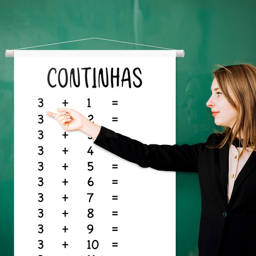 Banner Em Branco + Caneta Preta Especial - Escreve E Apaga