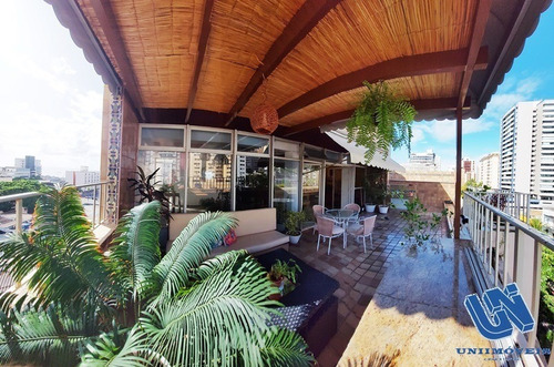 Imagem 7 de 30 de Cobertura Triplex 290m2 4 Quartos Sendo 2 Suítes A Venda Na Pituba - Tpa649 - 70710132