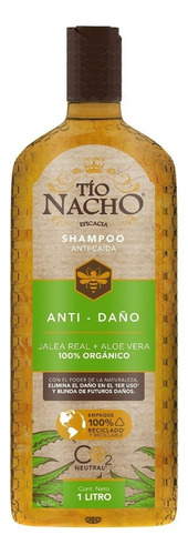 Shampoo Tío Nacho Anti-daño Con Jalea Real Y Aloe Vera 1 L