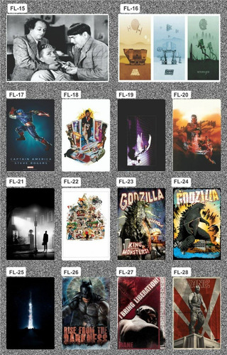 Imagem 3 de 10 de 5 Pôsters Cartaz Clássico Filmes Cinema Para Emoldurar 40x30