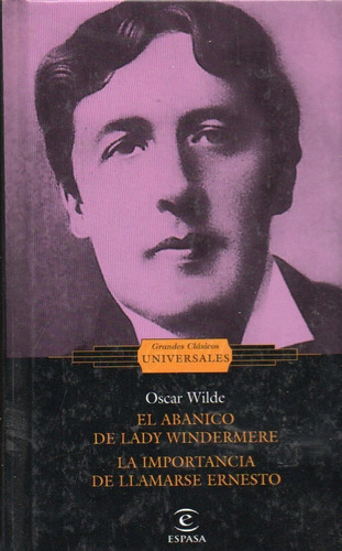 Oscar Wilde La Importancia De Llamarse Ernesto El Abanico  