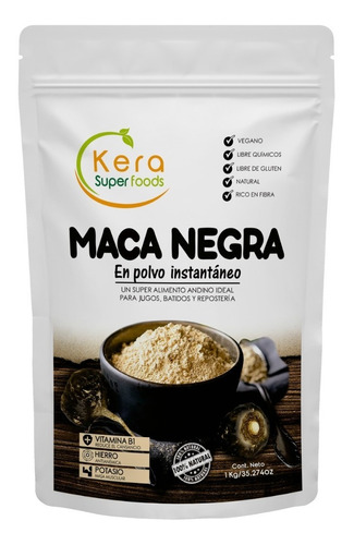 Maca Negra En Polvo 1kg