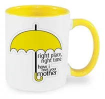 Comprar Taza How I Meet Your Mother Right Place Right Time Color Amarilla
