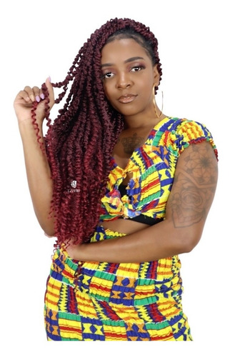 Cabelo Cacheado Passion Twist Cherey Pre Looped 270gr+brind
