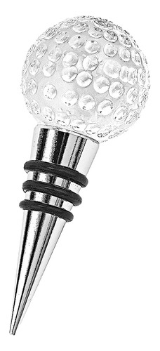 Badash Golf Ball Wine Bottle Stopper - 2  Long Mouth-blow-bl