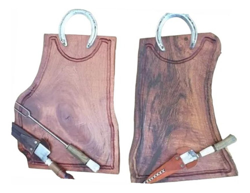 Tablas Asado Tipo Campo 50 X 34 Cm Por 2,7cm Grosor Fuertes 