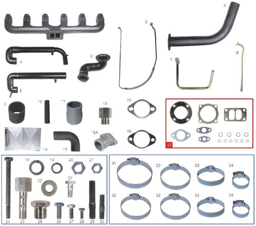 Kit Turbinamento Caminhao Ford Mwm 229/6 Sem Turbo 