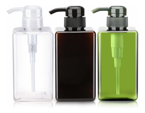 Nn 3pcs 450ml Lotion Cream Dispenser Bottle Jar