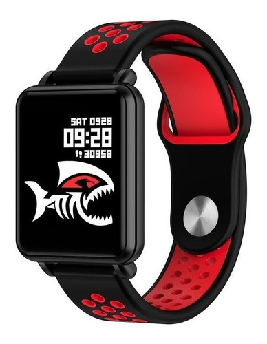 Colmi Smartwatch Land 1 Red Strap Fitness Full Fouch 