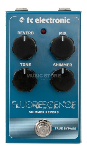 Tc Electronic Fluorescence Shimmer Pedal Reverb Guitarra Color Azul