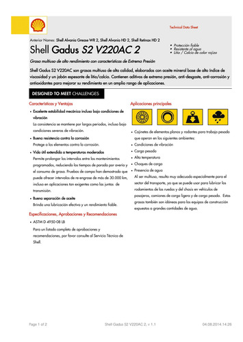 Grasa Shell Gadus S2 V220 Ac 2 18kg