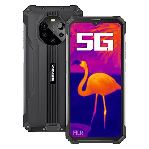 Smartphone Blackview 5g Rugged Bl8800pro, 8 Gb De Ram, 128 Gb De Rom, 50 Mp, Cámara Térmica Flir