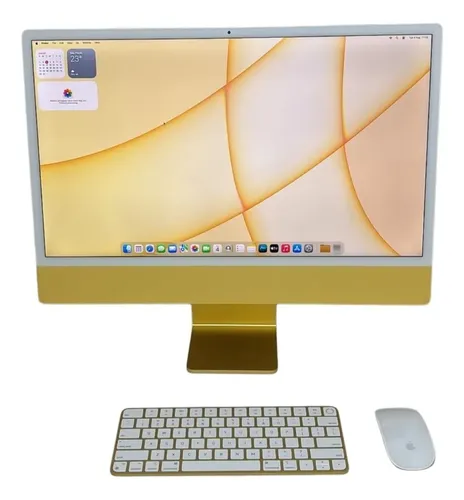 Imac 2021 A2438, Tela 24 , M1, 16gb, Ssd 256gb - Amarelo