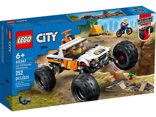 Lego® City - Todoterreno 4x4 Aventurero (60387) Cantidad De Piezas 251