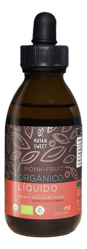 Fruto Del Monje Orgánico Líquido Mayan Sweet 120ml 700 Tazas