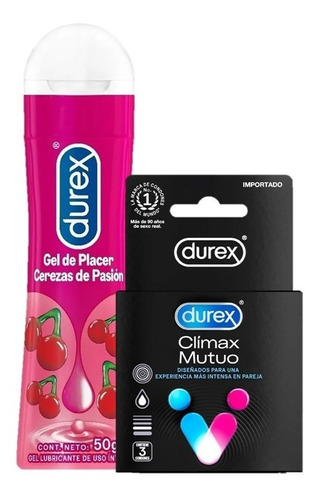 Pack Durex Clímax Mutuo Cereza