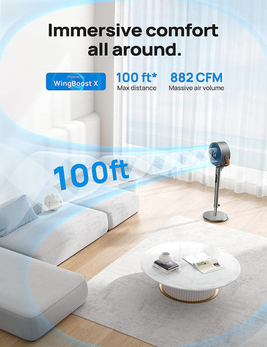 Dreo Ventilador Smart Wifi Pedestal Dr-haf003s Control X Voz