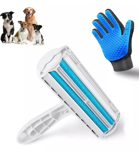 Petgear Rodillo Quitapelos De Mascotas Reutilizable Lavable Color Azul