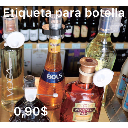 100 Etiqueta De Seguridad Dura De Botella  Rf Am