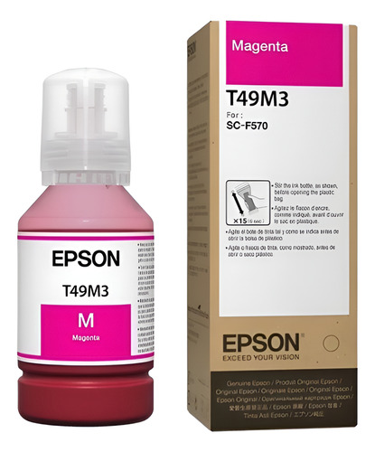 Tintas De Sublimación Epson T49m 140ml F570 F170 F571 Origin