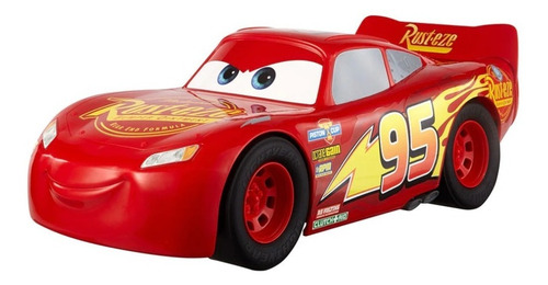 Disney Pixar Cars Rayo Mcqueen Vehiculo 25cm