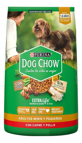 Purina Dog Chow croquetas adultos razas minis y pequeñas 4kg