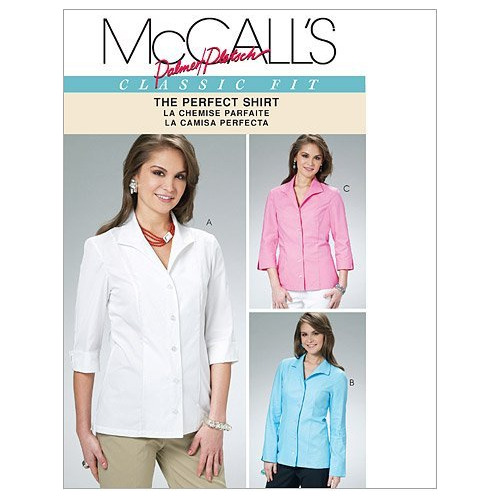 Mccall 's Patterns M6076 Camisa Mujer Talla