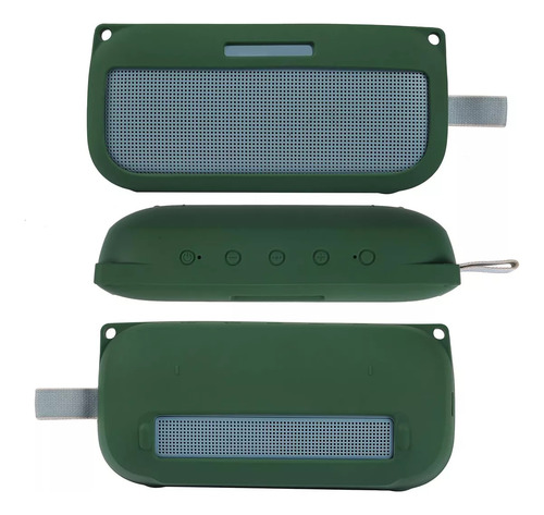 Funda Protectora De Silicona Para Bocina Bose Soundlink Flex Color Verde Oscuro