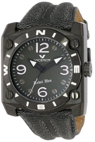 Reloj Viceroy Men's 432119-55 Rebel Negro De Acero Y