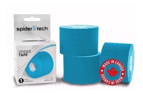 Cinta Kinesio Taping Spidertech ® Tape Rollo 5 Mts